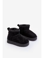 Dětské zimní boty izolované černé Nallita