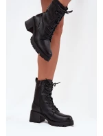 Dámské workery na klocku Vinceza 89136 černé Dámské workery na klocku Vinceza 89136 černé