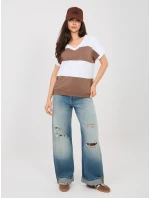 Halenka RV BZ A1214.89 bílo-hnědá