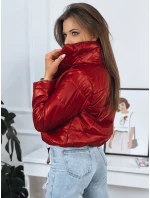 Dámská prošívaná bunda ADRIANNA červená FashionStreet TY3482 Dámská prošívaná bunda ADRIANNA červená FashionStreet TY3482