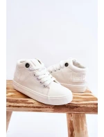 Dětské klasické vysoké tenisky Big Star LL374002 Bílá