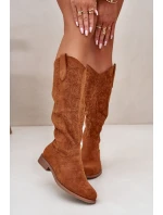 Dámské Kozačky Prodyšné Camel S.Barski HY42-132 Dámské Kozačky Prodyšné Camel S.Barski HY42-132