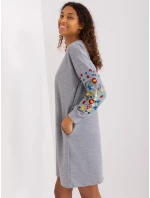 RV SK 8979 šaty.94P šedá