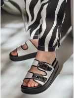 Dámské žabky FLATSTEP black FashionStreet ZY0894 Dámské žabky FLATSTEP black FashionStreet ZY0894