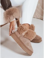 Dámské sněhule s kožešinou béžové FashionStreet ZY1056