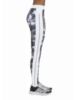 Dámské sportovní legíny Code white-grey - BAS BLEU Dámské sportovní legíny Code white-grey - BAS BLEU
