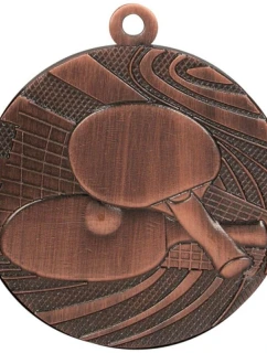Bronzová medaile - stolní tenis - ocelová medaile