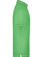 Daiber JN 569 Pánské žerzejové elastické polo 02.0569 lime green/white