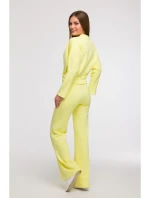 B292 Zavinovací mikina - citronová B292 Zavinovací mikina - citronová