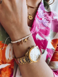 Náramek MAMA'S LOVE světle růžový FashionStreet LY0092