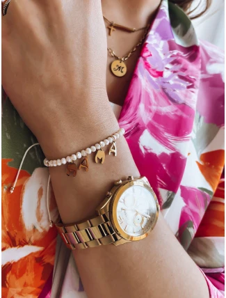 Náramek MAMA'S LOVE světle růžový FashionStreet LY0092