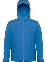 B&C Hooded Softshell /kids Dětská 3-vrstvá softshellová bunda 01.0969 azure B&C Hooded Softshell /kids Dětská 3-vrstvá softshellová bunda 01.0969 azure