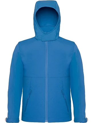 B&C Hooded Softshell /kids Dětská 3-vrstvá softshellová bunda 01.0969 azure B&C Hooded Softshell /kids Dětská 3-vrstvá softshellová bunda 01.0969 azure