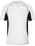 Daiber JN 391 Pánské běžecké tričko 02.0391 white/black Daiber JN 391 Pánské běžecké tričko 02.0391 white/black
