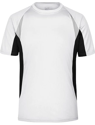 Daiber JN 391 Pánské běžecké tričko 02.0391 white/black Daiber JN 391 Pánské běžecké tričko 02.0391 white/black