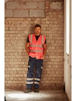 Yoko HVW 120 Hi-Vis síťovaná bezpečnostní vesta 79.W120 navy Yoko HVW 120 Hi-Vis síťovaná bezpečnostní vesta 79.W120 navy