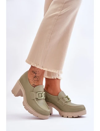 Elegantní boty s Ornamentem Zelená Harmell