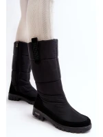 Dámské zateplené sněhule Progress PROGJ-22-136 Černé