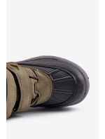 Zateplené sněhule pro chlapce Lee Cooper LCJ-23-01-2058 zelené