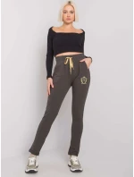 Tepláky RV DR 6685.70P tmavá khaki