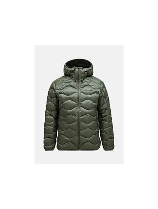 Bunda Peak Performance M Helium Down Hood Jacket, zelená Bunda Peak Performance M Helium Down Hood Jacket, zelená