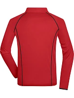 Daiber JN 498 Pánské funkční tričko s dlouhým rukávem 02.0498 red/black