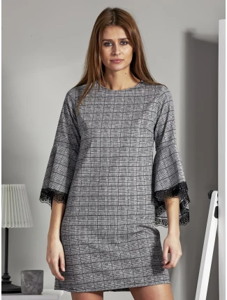 Šaty MI SK 17331.91 černobílé