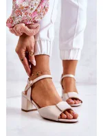 Sandály na podpatku model 212717 Step in style Sandály na podpatku model 212717 Step in style