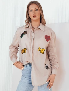 Dámská hnědá košile CAMBIL FashionStreet DY0411