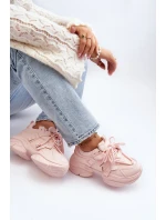 Dámské tenisky na masivní podrážce růžové Windamella