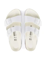 Birkenstock dámské/pánské žabky Birkenstock Arizona Birko-Flor Regular wide-foot for summer white (1019061)