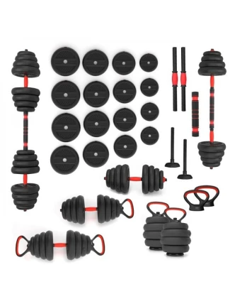 HMS SGN130 sada závaží 6v1 (činka, činky a kettlebell) 30 kg HMS SGN130 sada závaží 6v1 (činka, činky a kettlebell) 30 kg