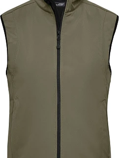 Daiber JN 138 Dámská 3-vrstvá softshellová vesta 02.0138 olive