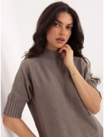 Jumper MI SW 0512.77 tmavě lila Jumper MI SW 0512.77 tmavě lila