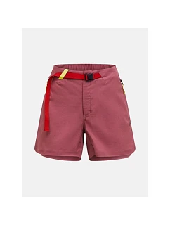 Dámské šortky PEAK PERFORMANCE Iconiq Tech Shorts, červené