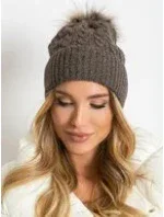 Dámská čepice AT CZ 173501 tmavě hnědá Dámská čepice AT CZ 173501 tmavě hnědá