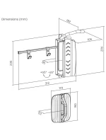 NÁSTĚNNÝ NOSIČ JÍZDNÍCH KOL MACLEAN, MAX. 35 KG MC-499