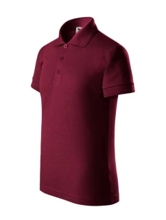 Dětská polokošile Pique (granátová)