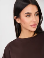 Tričko RV TS A1089.87 tmavě hnědé