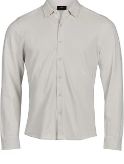 Tee Jays TJ 1416 Košile piqué s dlouhým rukávem "Luxury Stretch" 18.1416 cement