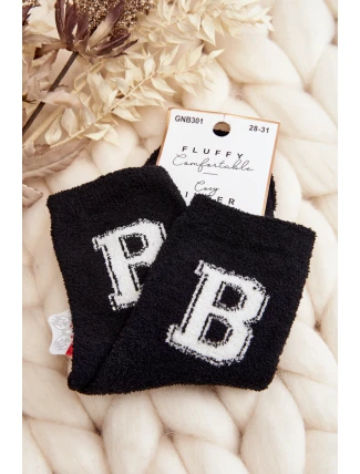 Teplé Černé Ponožky pro Mladé