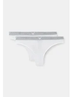 Dámské kalhotky 2Pack 164752 4R223 00010 bílé - Emporio Armani