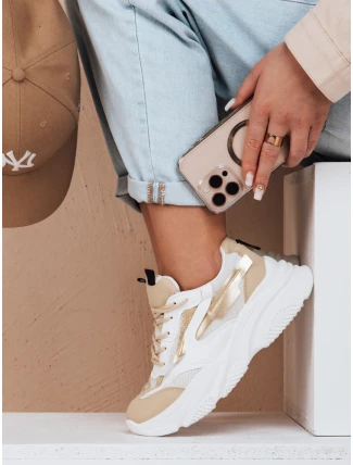 Dámské sportovní tenisky STEPLIFT zlaté FashionStreet ZY0609