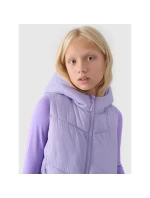 Dívčí prošívaná kapuce bez rukávů 4F Junior 4FJWAW24TVJAF129-51S Dívčí prošívaná kapuce bez rukávů 4F Junior 4FJWAW24TVJAF129-51S