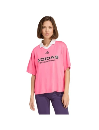 Adidas Tiro Q4 dámské tričko růžové JN2747 Adidas Tiro Q4 dámské tričko růžové JN2747