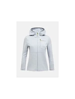 Dámská mikina PEAK PERFORMANCE W Trail Polartec Power Grid Zip Hood, šedá Dámská mikina PEAK PERFORMANCE W Trail Polartec Power Grid Zip Hood, šedá