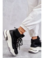 Dámská vysoká sportovní obuv GOE KK2N4098 Černe