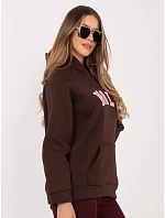 RV BL mikina A1082.24 tmavě hnědá