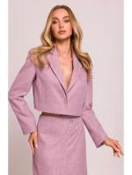 M853 Oříznuté sako - marsala