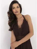 Šaty MI SK 88573.83 tmavě hnědé